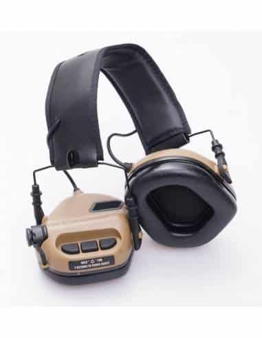 Earmor Cuffie Elettroniche M31 Tactical Brown colore marrone con 22 db