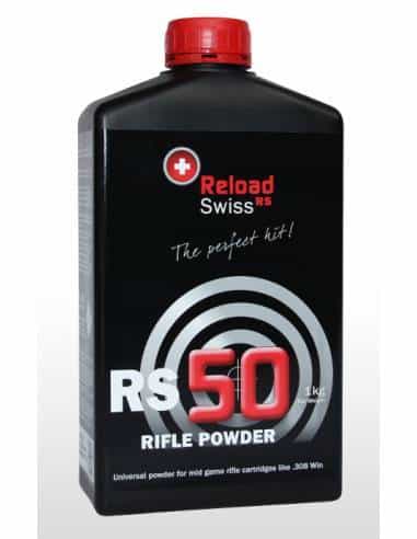 Reload Swiss RS 50 1 Kg calibri 308 Win. .375 H&H Mag. 7 mm - 08 Rem. 8 x 57 IS 9.3 x 64 Brenneke