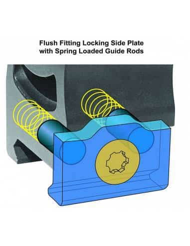 Anelli UTG 25 mm alti passo stretto