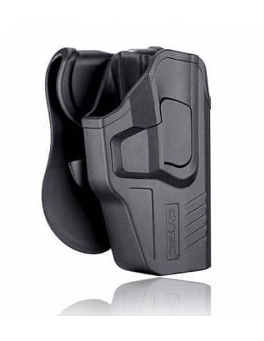 Cytac Fondina tattica DX di sicurezza di livello II per Glock 19, 23 ,32 ( GEN 1-2-3-4) Glock 19 GEN5 e Glock 19X - CY-G19G3
