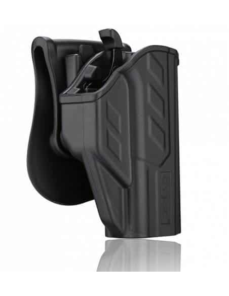 CYTAC Fondina tattica di sicurezza di livello II | Adatto a Beretta 92 / 92 FS | GIRSAN Regard MC | R-Defender Serie G3 | CY-T92