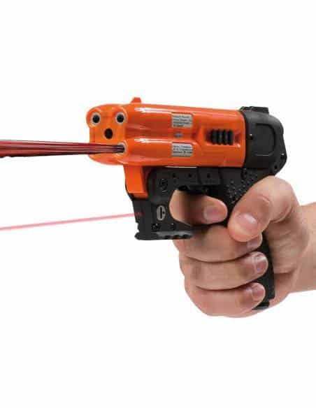 Pistola al peperoncino difesa personale Piexon JPX4 con Laser - (Solo pistola senza cartuccia) per orsi e lupi 4 colpi