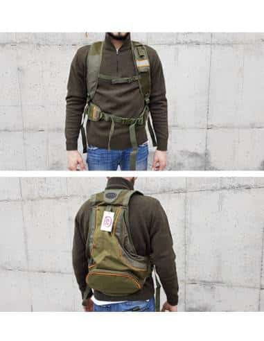 Trisacca Armeria Lugli  taglia unica verde/arancione codice TRI04