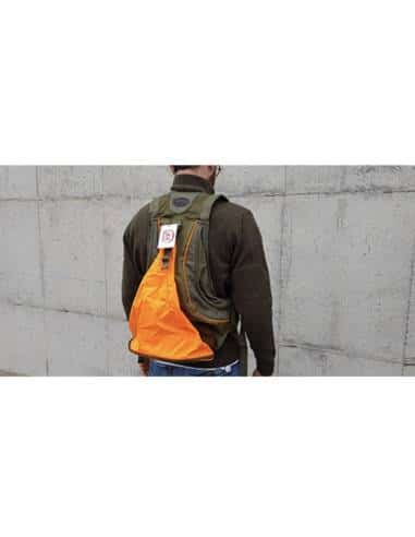 Trisacca Armeria Lugli  taglia unica verde/arancione codice TRI04