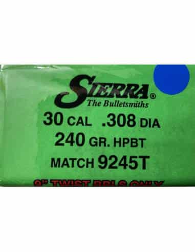 SIERRA Palle MATCHKING 308 240gr HPBT - 9245T