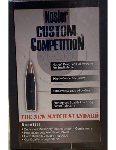 Palle Nosler Competition Cal 30 gr 140HPBT conf.250
