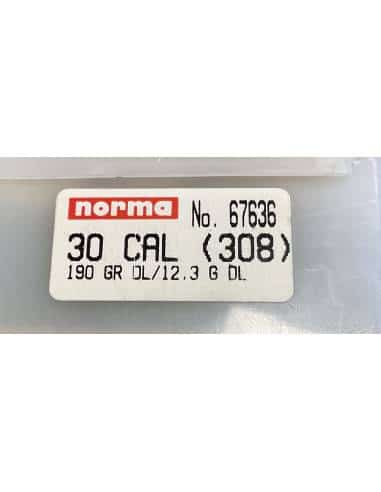Palle Norma Diamond Line cal 30 gr 190 Codice 67635