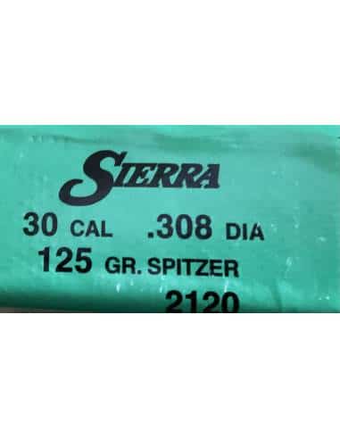 PALLE SIERRA 2120 125 GRANI cal.308