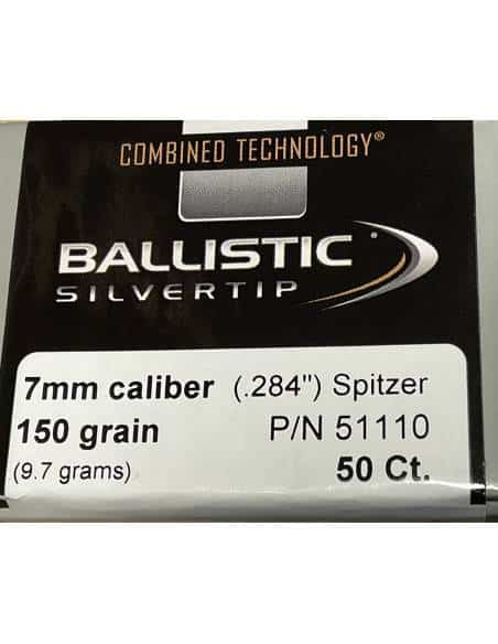 284 dia. 150 gr. Ballistic Silvertip cal. 284 / 7 mm