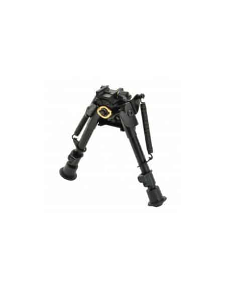 AIMTECH Bipiede per carabina base Mobile WEAVER + rail altezza da 15 a 23cm (6''/9'') cod.10850