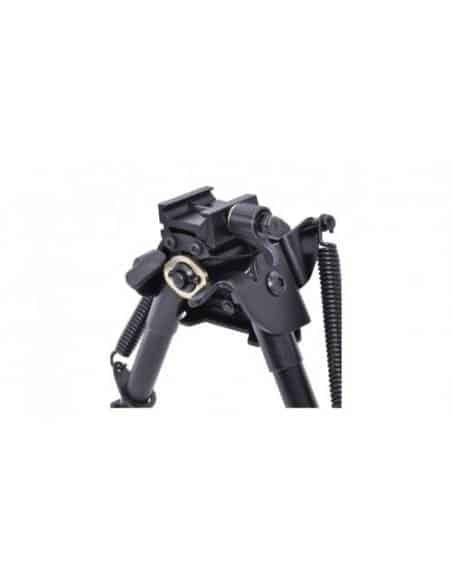 AIMTECH Bipiede per carabina base Mobile WEAVER + rail altezza da 15 a 23cm (6''/9'') cod.10850