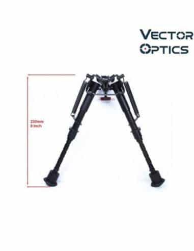 Bipiede per carabine Rokstad Tactical Bipod 6-9'' NERO vector optics -scbpb-01 codice SC000005