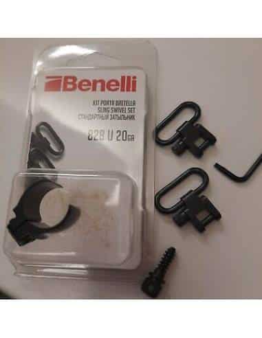 Kit portabretelle portacinghia fucile 828u Benelli armi calibro 20 attacchi porta cinghia sovrapposto