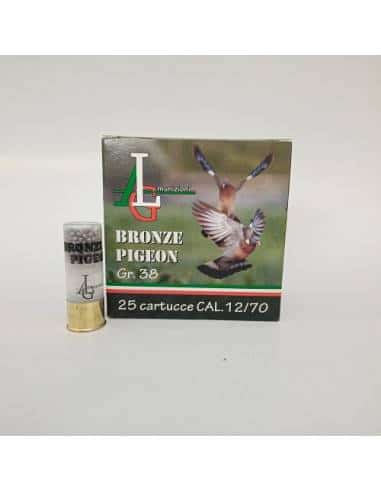 CARTUCCE ALG BRONZE PIGEON CALIBRO 12/70