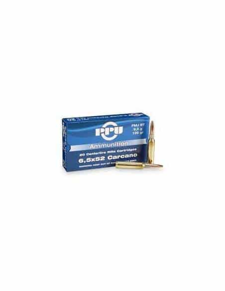 MUNIZIONE PPU PARTIZAN 6,5x52 CARCANO SPBT SOFT POINT 139gr