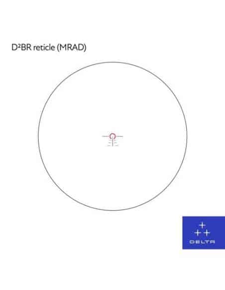 OTTICA PER M4 AR15 DA BATTUTA DELTA OPTICAL Hornet 1-6 x24 D2BR (BDC) Cannocchiale da battuta codice do-2391