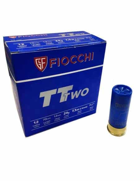 CARTUCCE DA TIRO FIOCCHI TT TWO CALIBRO 12 24grammi  pallino 7,5 *Conf. da 25pz*