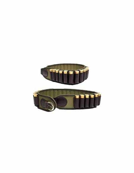 CARTUCCERA CORDURA E PELLE CAL 12 CON 26CELLE