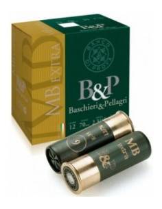 CARTUCCE BASCHIERI & P. MB EXTRA CALIBRO 12 gr.35 piombo 4 5 6