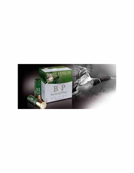 VALLE STEEL 33 MAGNUM EXTRA VELOCITY CARTUCCE BASCHIERI&PELLAGRI PIOMB N 4
