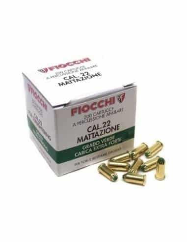 Cartucce Da Mattazione Cal 22 Fiocchi Conf.200 Cartucce da mattazione Fiocchi cal. 22 grado verde extra forte confezione 200 pz.