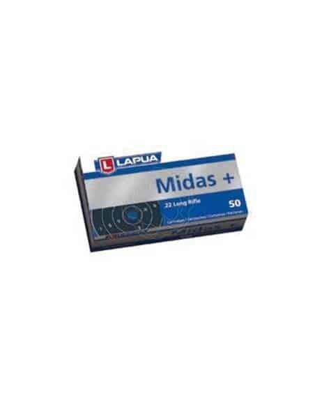 LAPUA MUNIZIONI MIDAS + CALIBRO 22 LR 40 GRS (CONF.50 PZ)