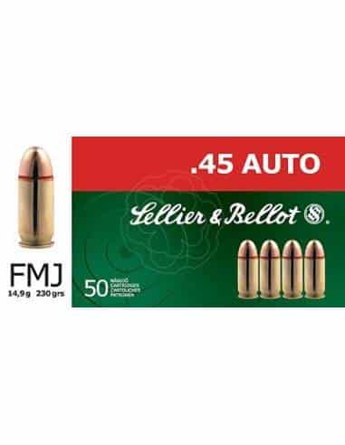 SELLIER & BELLOT MUNIZIONI CAL.45 ACP FMJ 230 GRS (CONF.50 PZ) V311252