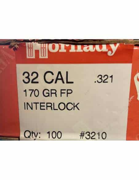 HORNADY PALLE 321" 170GR FP COD. INTERLOCK 3210