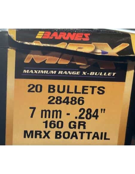 PALLE BARNES MR-X 7MM 140 GRANI 20 PALLE BOATTAIL