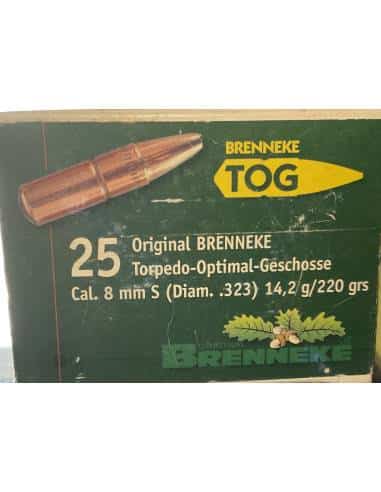 Palle Brenneke Tog cal 8 mm gr 220  25 palle
