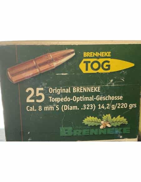 Palle Brenneke Tog cal 8 mm gr 220  25 palle