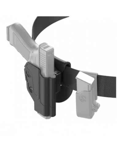FONDINA TATTICA POLIMERO CON GANCIO BRAGA  C-SERIES PER PISTOLA SIG SAUER P320 RITENZIONE LIVELLO I - ORPAZ SSP32