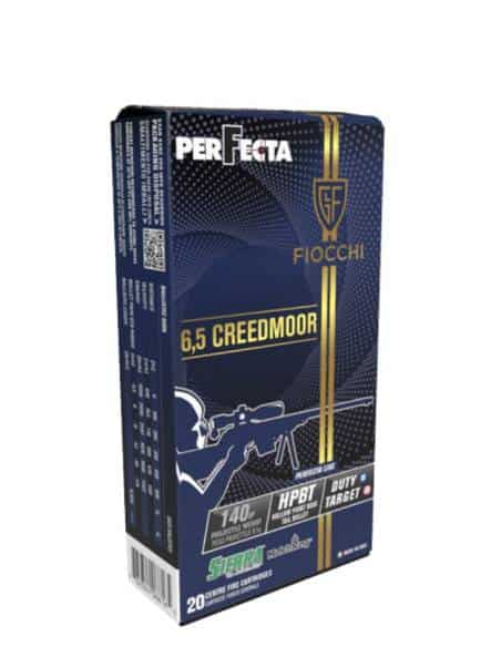 6.5 CREEDMOOR CARTUCCE FIOCCHI 140 GR HPBT PALLA SIERRA