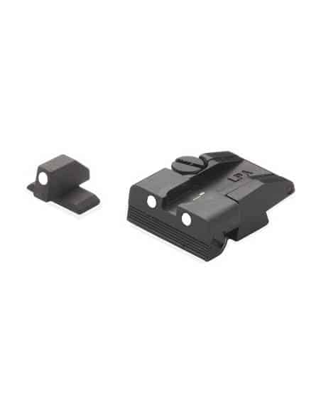 LPA TACCA DI MIRA SPR33X430 SET TACCA DI MIRA REGOLABILE E MIRINO CON PUNTI BIANCHI (TUTTI I MODELLI) PER PX4