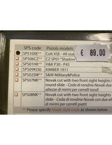 LPA SPS10XE COLT XSE- ALL STANDARD NOVAK CUT