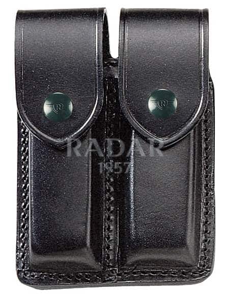 Porta due caricatori bifilare in cuoio Radar codice 4086 5600