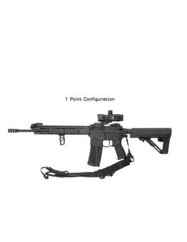 CINGHIA PER CARABINE M4 AR15 M16 IMBRAGATURA BOLLA PER CARABINA, CONVERTIBILE A 1 O 2 PUNTI - UTG Modello  PVC-GB508B