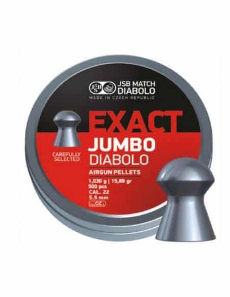 PALLINI PIOMBINI JSB EXACT JUMBO CAL 5.50 gr 1,030 CZ X 500 546245-500
