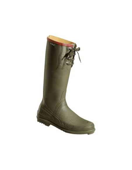 STIVALE AIGLE COLORE VERDE CACCIA PESCA TEMPO LIBERO MODELLO NEMROD KAKI NUMERO 44 CON LACCI CODICE 448
