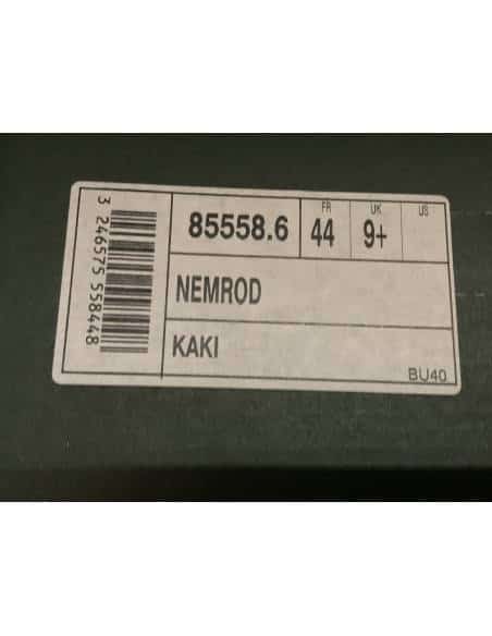 STIVALE AIGLE COLORE VERDE CACCIA PESCA TEMPO LIBERO MODELLO NEMROD KAKI NUMERO 44 CON LACCI CODICE 448