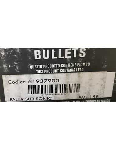 Palle Fiocchi da Pistola calibro 9 Sub sonic gr 158 FMJ 250 pezzi 61937900