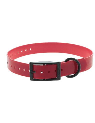 Collare Canihunt per cani colore rosso lunghezza 65 cm