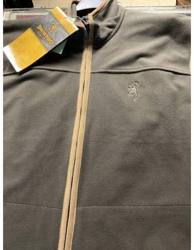 Pile /fleece vest BROWNING windsor green taglia XL codice 3059654004