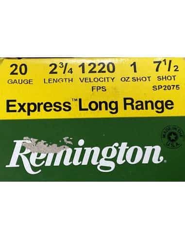 Cartucce express long range calibro 20 REMINGTON