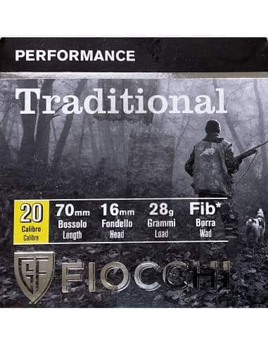Cartucce Fiocchi calibro 20 traditional piombo 5 6