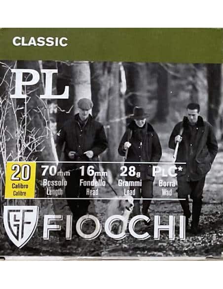 Cartucce Fiocchi calibro 20 modello PL 28 gr piombo 4 6 7 8
