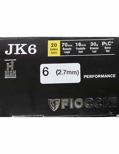 Cartucce calibro 20 Fiocchi jk6 30 gr piombo 6 - 5
