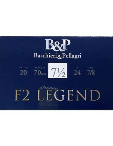 Cartucce calibro 20 f2 legend baschieri&pellagri 24 gr piombo 7 1\2