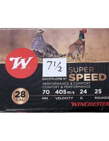 Cartucce calibro 28 winchester 24 grammi piombo 7 1\2