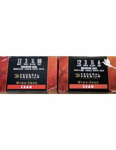 Cartucce Federal premium wing.shok piombo BB 6